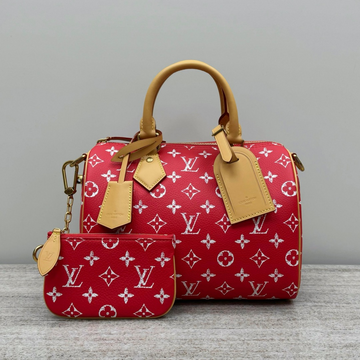 Louis Vuitton Speedy 25 P9 Red Monogram